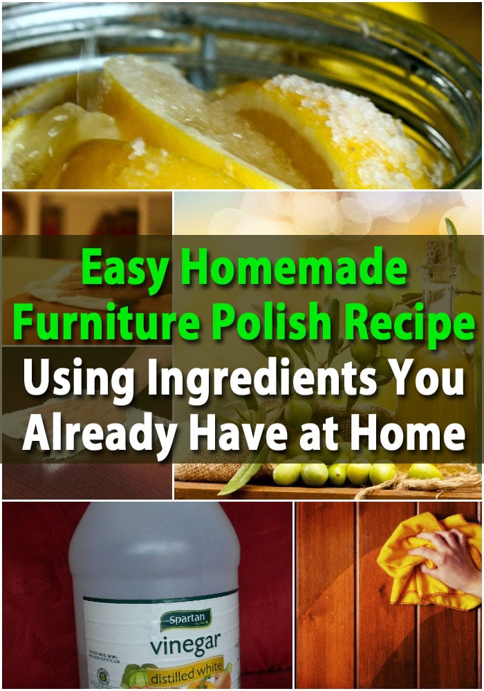 polish furniture homemade recipe ingredients easy already using diy oil diyncrafts lemon olive crafts recipes vinegar cleaning mix clean