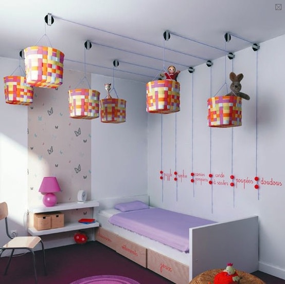 Ceiling Storage - 5 Easy Storage and Organization Solutions for Any Kid’s Bedroom