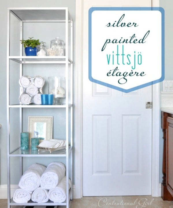 DIY Bathroom Étagère - Top 60 Furniture Makeover DIY Projects and Negotiation Secrets