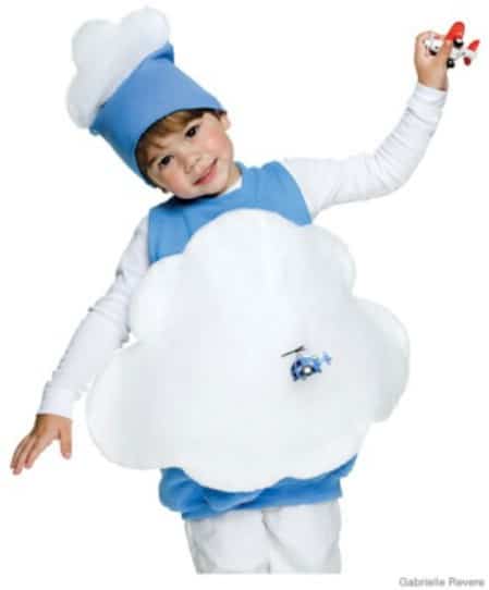 Fluffy Cloud - 60 Fun and Easy DIY Halloween Costumes Your Kids Will Love