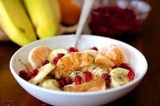 Fruit Salad with Poppy Seed Dressing