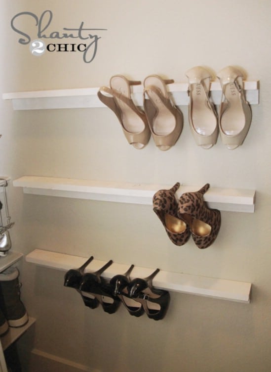 10 Clever and Easy Ways to Organize Your Shoes - DIY  Crafts