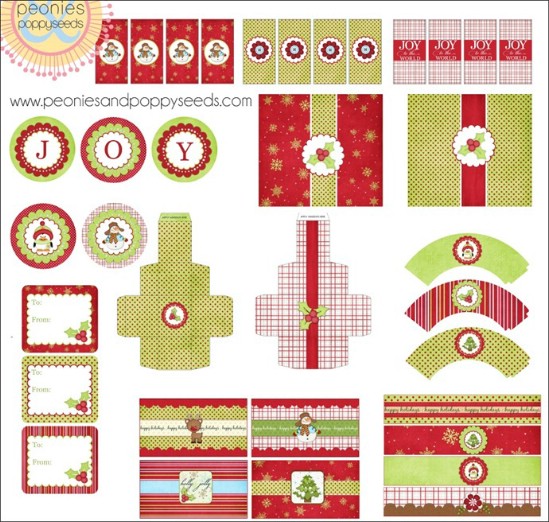 Santa Printables - Over 50 Creative Christmas Printables Collection