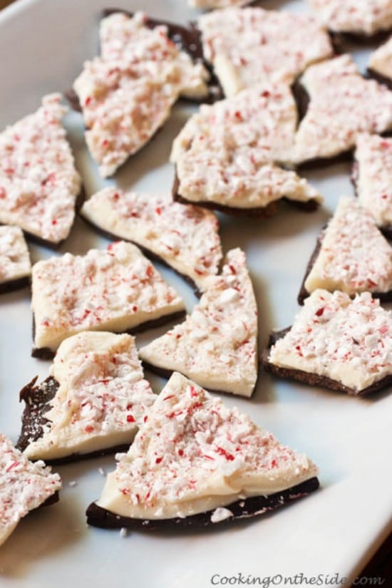 Peppermint Bark - 25 Yummy Homemade Christmas Candy Recipes