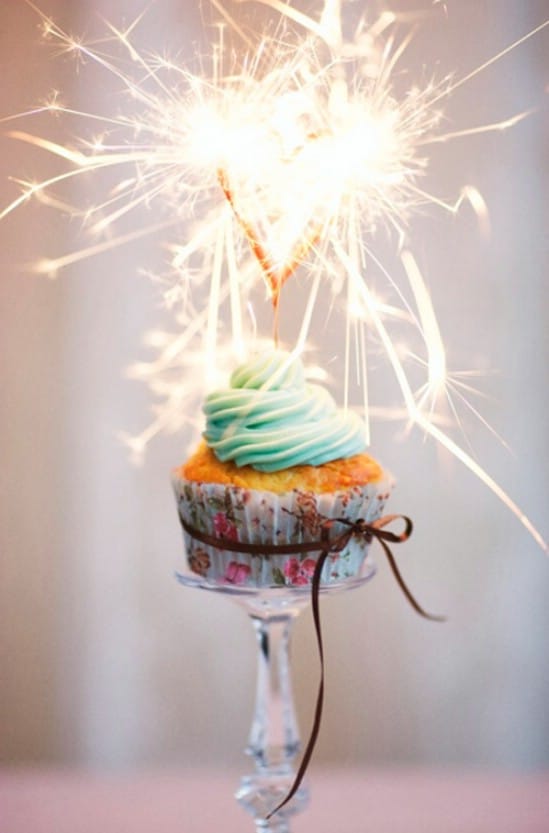 Sparkling Cupcakes - 28 Fun and Easy DIY New Year's Eve Party Ideas