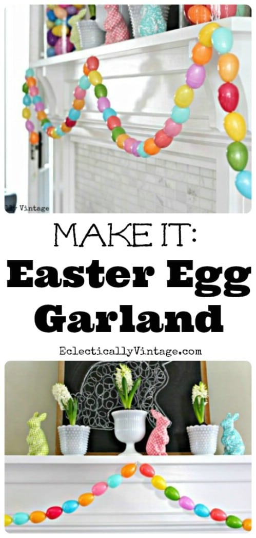 Easter Egg Garland - 80 Fabulous Easter Decorations You Can Make Yourself
