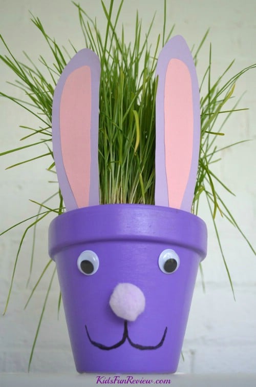 Easter Bunny Flower Pots - 80 Fabulous Easter Decorations You Can Make Yourself