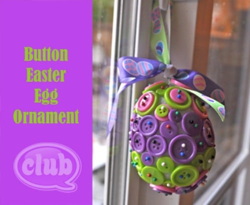 Button Easter Eggs - 80 Fabulous Easter Decorations You Can Make Yourself