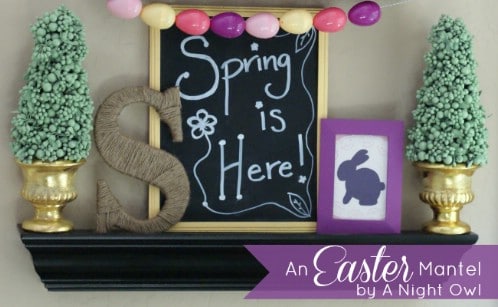 Easter Mantel DÃ©cor - 80 Fabulous Easter Decorations You Can Make Yourself