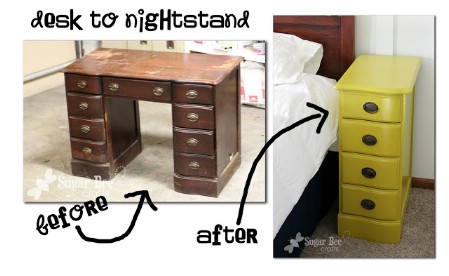 Create Nightstands From a Broken Desk