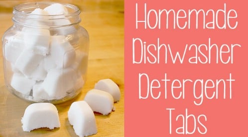 Make Homemade Dishwasher Detergent Tablets