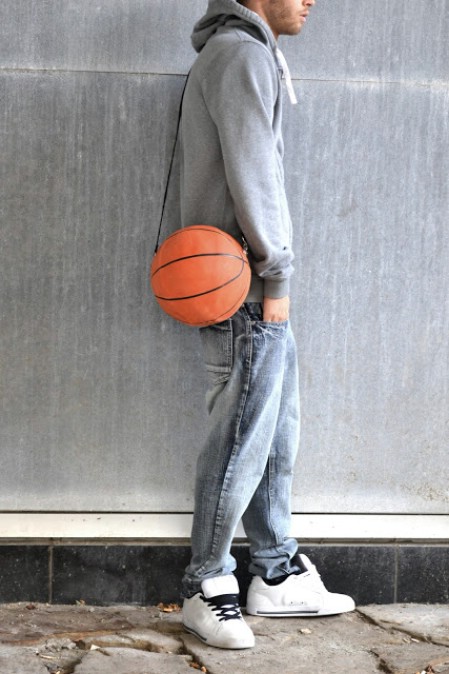 Create A Sporty Bag From A Torn Basketball
