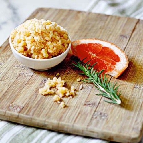 Grapefruit Rosemary Foot Scrub