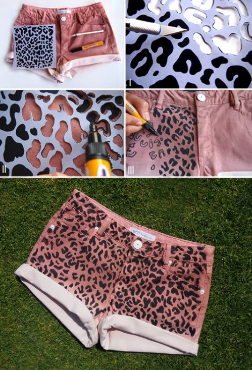 Leopard Print Shorts