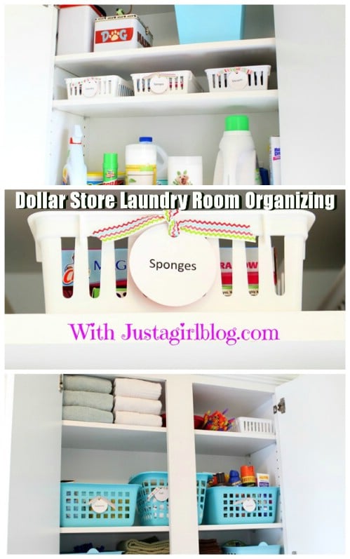 Dollar Store Organizing