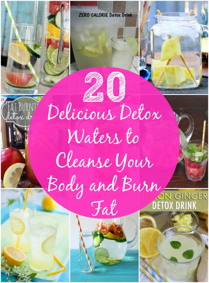 20 Delicious Detox Waters to Cleanse Your Body and Burn Fat