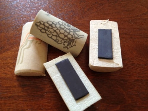 Cork Refrigerator Magnets