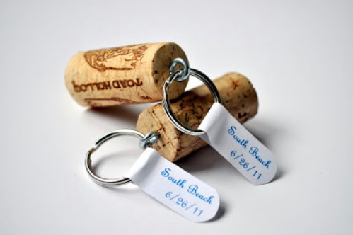 Cork Keychains