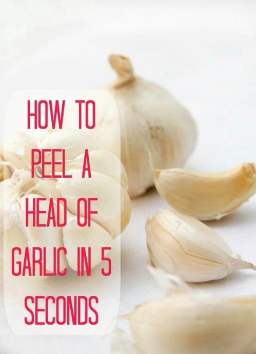 Peel a head of garlic in seconds.