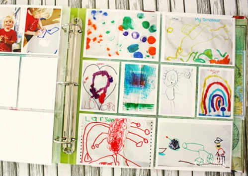 School year keepsakes binder