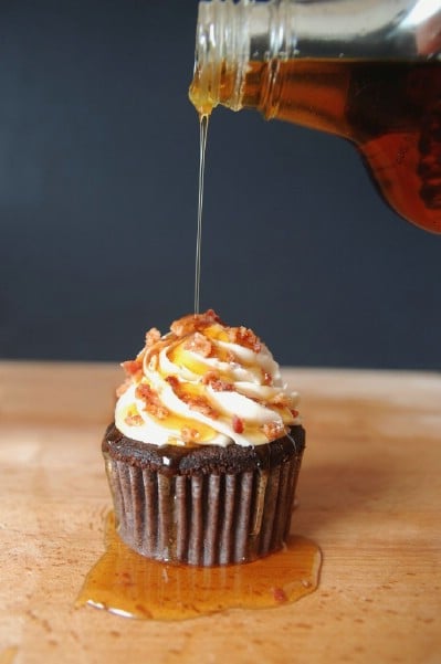 Chocolate Bacon Cupcakes