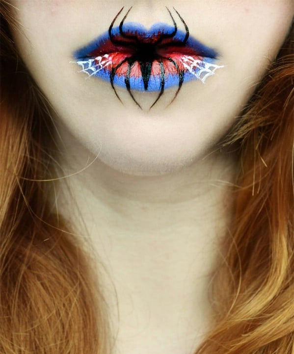 14 Genius DIY Halloween Lip Art Makeup Ideas