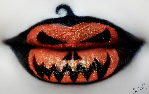 14 Genius DIY Halloween Lip Art Makeup Ideas