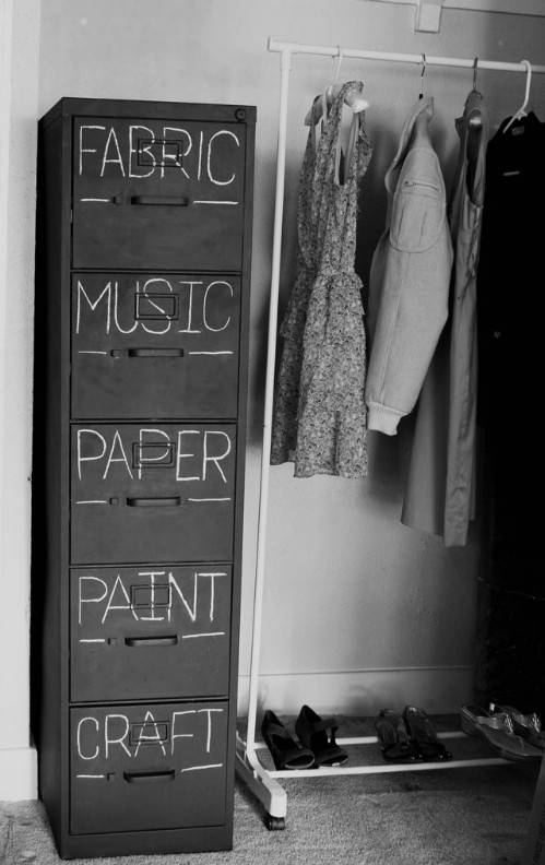 Give your filing cabinet a makeover.
