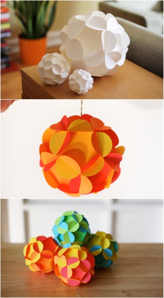 20 Hopelessly Adorable DIY Christmas Ornaments Made from Paper - DIY & Crafts