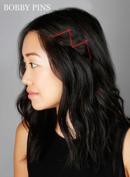 Zig-Zag - 21 Unexpectedly Stylish Ways to Wear Bobby Pins