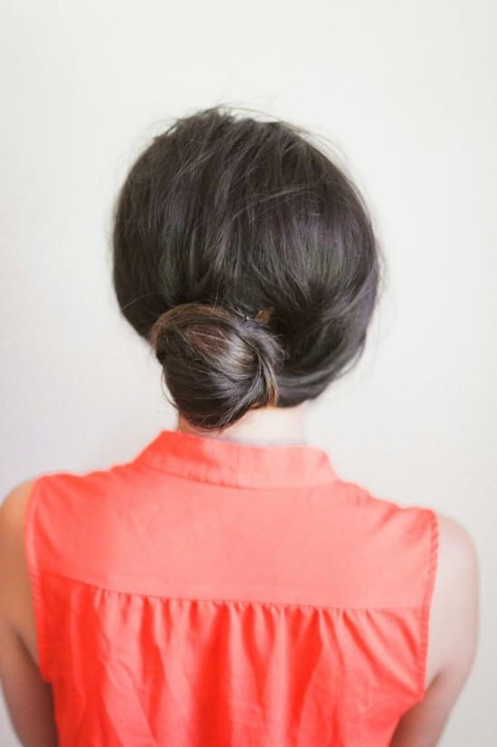 Quick Bun - 21 Unexpectedly Stylish Ways to Wear Bobby Pins