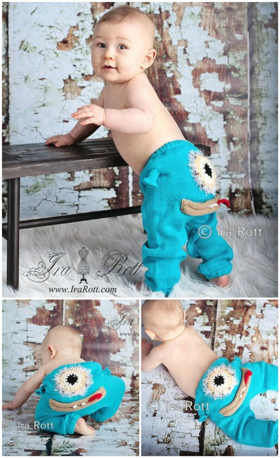 Knit These Adorable Monster Pants for Your Favorite Little Monster