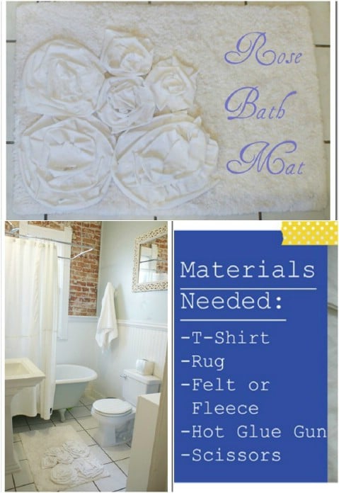 Rose Rug - 30 Magnificent DIY Rugs to Brighten up Your Home