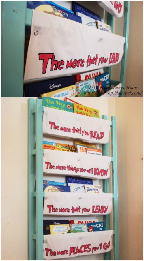 Book/Magazine Rack - 20 Delightfully Creative and Functional Ways to Repurpose Old Cribs