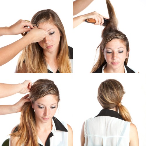 The Braided Side Ponytail