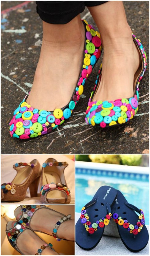 Beautified Button Shoes