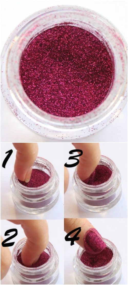 DIY Glitter Polish