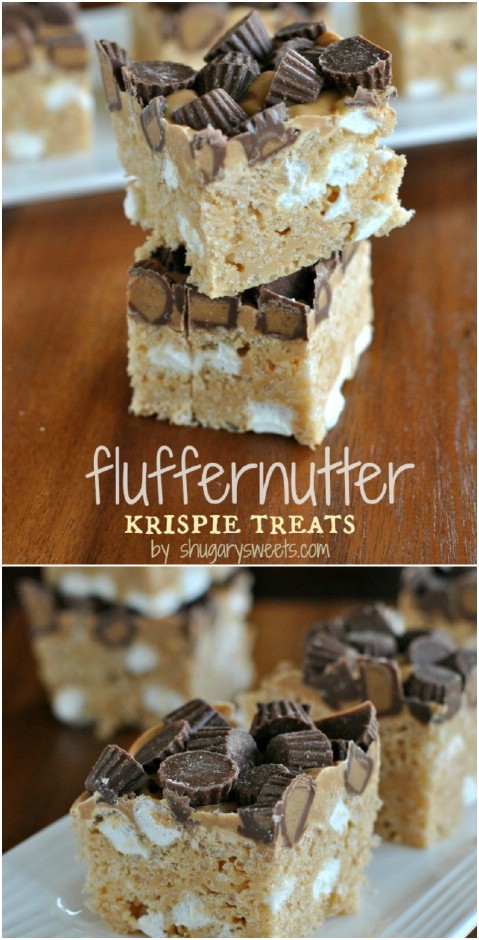 Fluffernutter Rice KrispieTreats