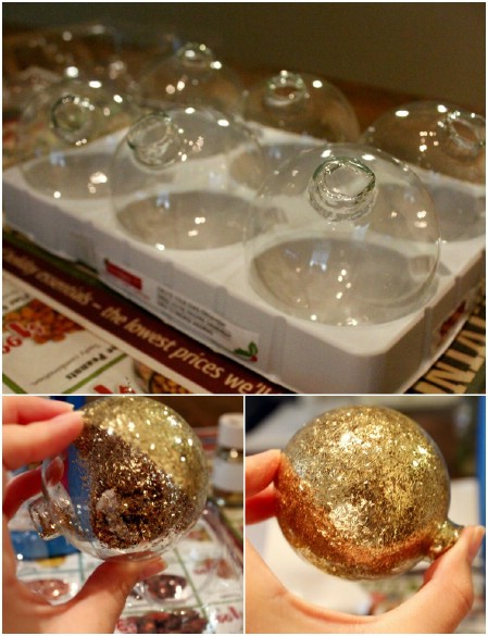 DIY Glitter Ornaments