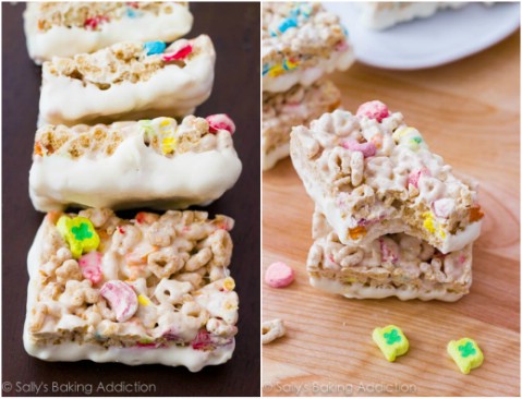 White Chocolate Lucky Charms Treats
