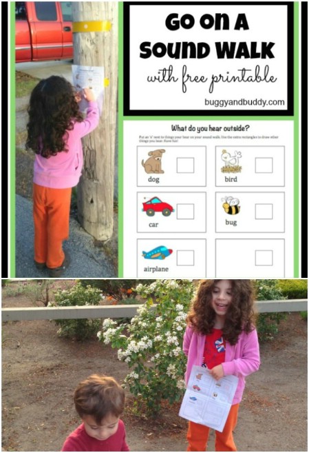 Take children on a sound walk.