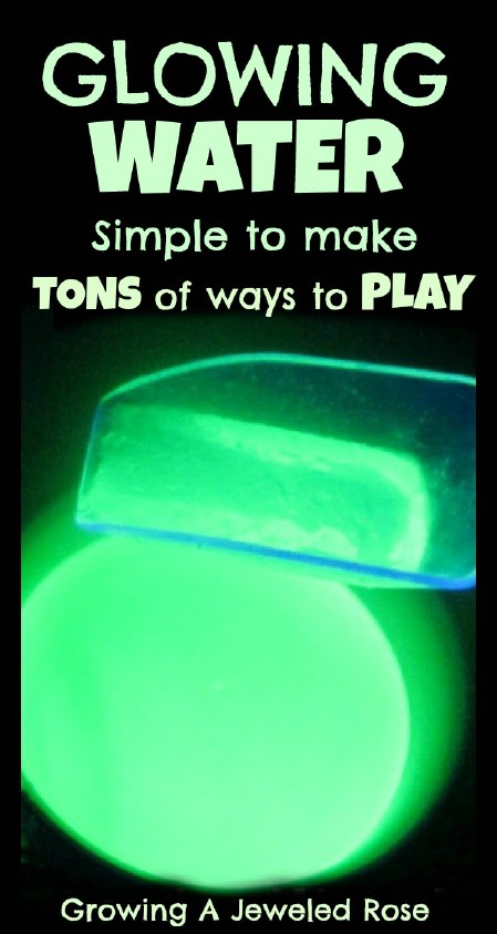 Nontoxic Glowing Water