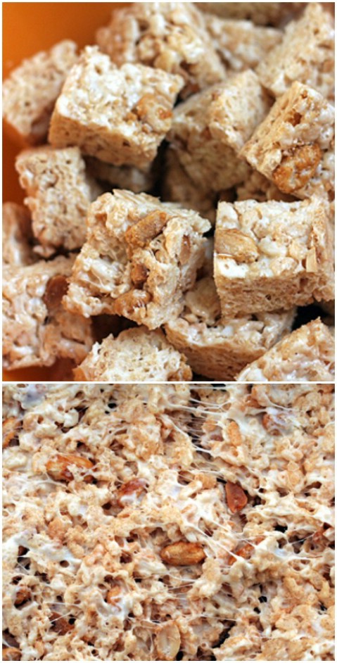 White Chocolate Rice Krispie Treats