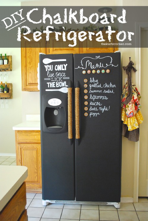 Chalkboard Fridge