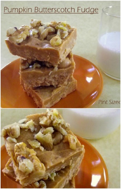 Pumpkin Butterscotch Fudge