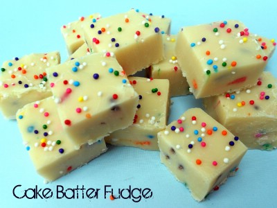 Cake Batter Fudge