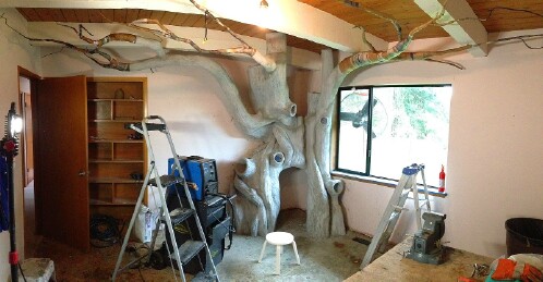 Dreamy enchanted forrest girl bedroom project.