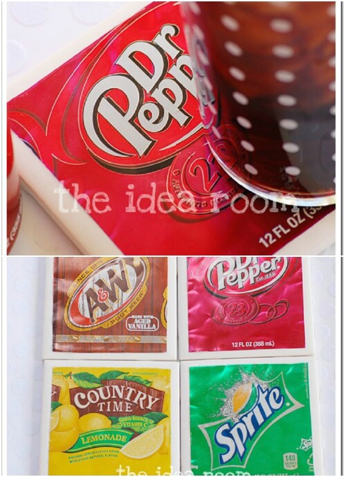 Soda Can Coasters