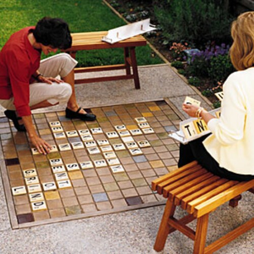 Patio Scrabble