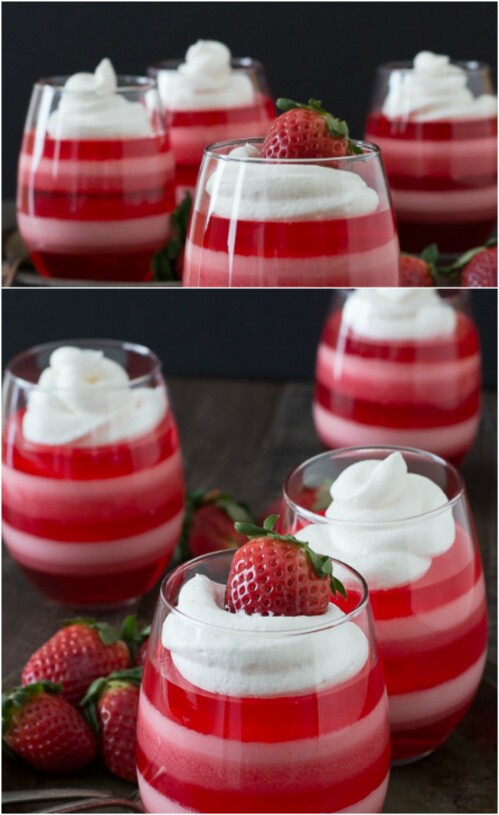 Layered Jello Cups